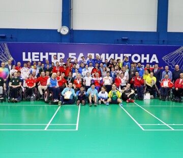 Всероссийские соревнования по парабадминтону в Казани
