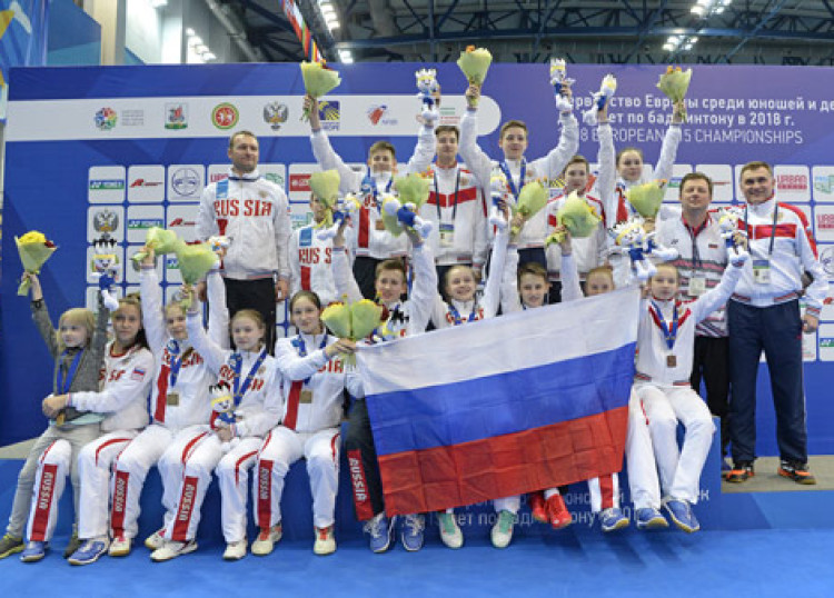Сборная России выиграла медальный зачет личного ЧЕ среди спортсменов до 15 лет